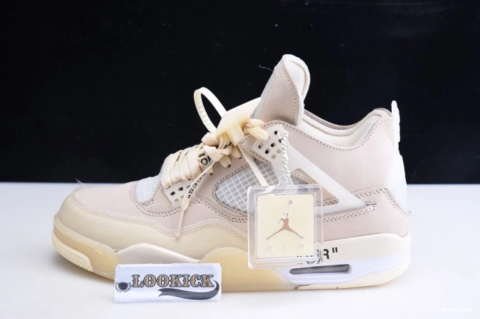 HYPE Sail Off-White Jordan 4 x CV9388-100 Air 0807